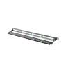 PATCH PANEL 24 PORTŮ 0,5U 19" CAT.5E UTP ČERNÝ