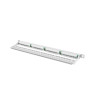 PATCH PANEL 24 PORTŮ 0,5U 19" CAT.5E UTP ŠEDÝ