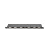 PATCH PANEL 24 PORTŮ 0,5U 19" CAT.5E FTP STÍNĚNÝ ČERNÝ