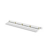 PATCH PANEL 24 PORTŮ 0,5U 19" CAT.6 UTP ŠEDÝ