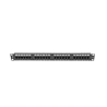 PATCH PANEL 24 PORTŮ 1U 19" CAT.5E UTP ČERNÝ