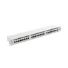 PATCH PANEL 24 PORTŮ 1U 19" CAT.5E FTP STÍNĚNÝ ŠEDÝ