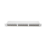 PATCH PANEL 24 PORTŮ 1U 19" CAT.5E FTP STÍNĚNÝ ŠEDÝ