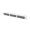 PATCH PANEL 48 PORTŮ 1U 19" CAT.5E UTP ŠEDÝ