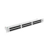 PATCH PANEL 48 PORTŮ 1U 19" CAT.6 UTP ŠEDÝ