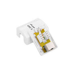 KRABICE PRO POVRCHOVOU MONTÁŽ CAT.5E FTP STÍNĚNÁ 1X RJ45 BÍLÁ