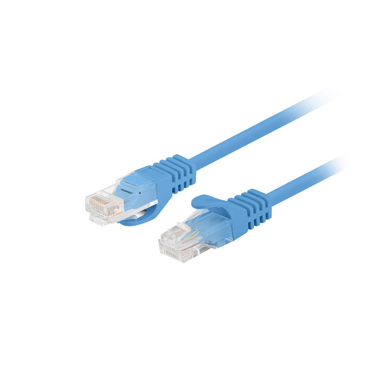 PATCHCORD CAT.5E UTP 0,25M MODRÝ