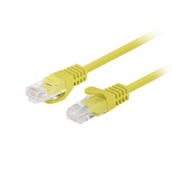PATCHCORD CAT.5E UTP 0,25M ŽLUTÝ