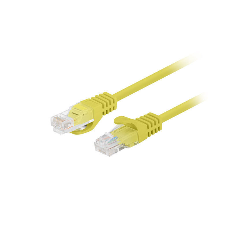 PATCHCORD CAT.5E UTP 0,25M ŽLUTÝ