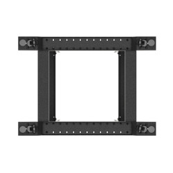 OTEVŘENÝ RACK 42U 600X800 ČERNÝ  V2
