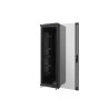 19" VOLNĚ STOJÍCÍ RACKOVÁ SKŘÍŇ 37U/600X800 (FLAT PACK) S PROSKLENÝMI DVEŘMI LCD ČERNÁ 