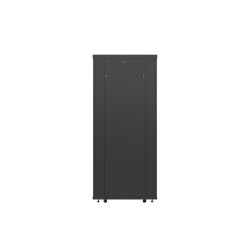 19" VOLNĚ STOJÍCÍ RACKOVÁ SKŘÍŇ 37U/600X800 (FLAT PACK) S PROSKLENÝMI DVEŘMI LCD ČERNÁ 