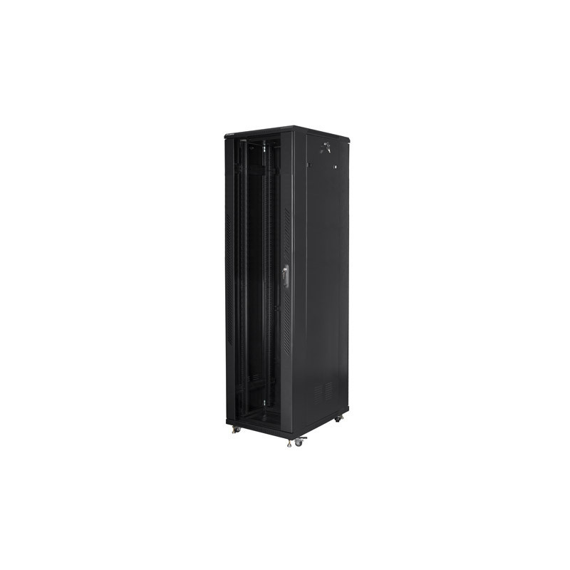 RACKOVÁ SKŘÍŇ 19" VOLNĚ STOJÍCÍ 37U/800X800 (FLAT PACK) ČERNÁ