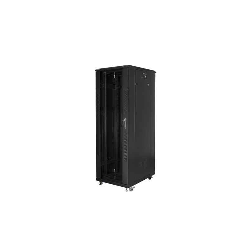 RACKOVÁ SKŘÍŇ 19" VOLNĚ STOJÍCÍ 47U/800X800 (FLAT PACK) ČERNÁ