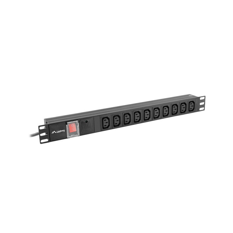 19" 1U 10A 2M 10X ZÁSUVEK IEC C13 ČERNÁ C14 19" 1U 10A 2M 10X ZÁSUVEK IEC C13 ČERNÁ C14