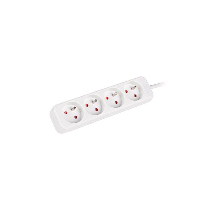 NAPÁJECÍ LIŠTA 1,5 M 4X FRANCOUZSKÉ ZÁSUVKY KVALITNÍ MĚDĚNÝ KABEL BÍLÁ NAPÁJECÍ LIŠTA 1,5 M 4X FRANCOUZSKÉ ZÁSUVKY KVALITNÍ MĚDĚNÝ KABEL BÍLÁ
