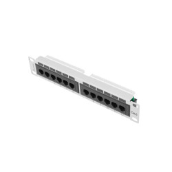 PATCH PANEL 12PORT 1U 10" CAT.6 UTP ŠEDÝ