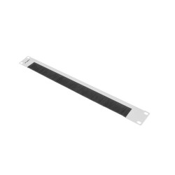 19" KARTÁČOVÝ PANEL 1U AK-1103-S ŠEDÝ