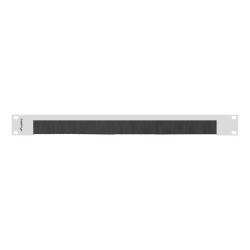 19" KARTÁČOVÝ PANEL 1U AK-1103-S ŠEDÝ