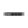 NAPÁJECÍ DISTRIBUČNÍ JEDNOTKA (PDU) 10"  1U 10A 2M 3X FRANCOUZSKÉ ZÁSUVKY ČERNÁ C14