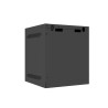 RACKOVÁ SKŘÍŇ 10" PRO MONTÁŽ NA STĚNU 6U/280X310 (FLAT PACK) S PROSKLENÝMI DVEŘMI ČERNÁ
