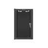 RACKOVÁ SKŘÍŇ 10" PRO MONTÁŽ NA STĚNU 9U/280X310 (FLAT PACK) S PROSKLENÝMI DVEŘMI ČERNÁ