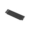 10" KARTÁČOVÝ PANEL PRO VSTUP KABELŮ ČERNÝ  AK-1104-B