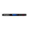 19" VENTILÁTOROVÁ JEDNOTKA / VENTILAČNÍ PANEL S LCD 2 VENTILÁTORY + TERMOSTAT 230V ČERNÁ
