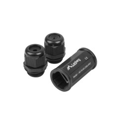 RJ45 ŘADOVÁ SPOJKA CAT.6 FTP VODOTĚSNÁ IP67
