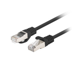 PATCHCORD CAT.6 FTP 0,25 M ČERNÝ