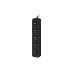 NAPÁJECÍ LIŠTA  1M 5X ZÁSUVKY PRO SYSTÉM UPS