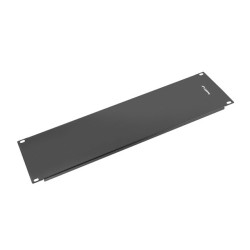 19" ZASLEPOVACÍ PANEL 3U ČERNÝ