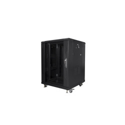 RACKOVÁ SKŘÍŇ 19" VOLNĚ STOJÍCÍ 15U/600X600 (FLAT PACK) ČERNÁ  (FLAT PACK)