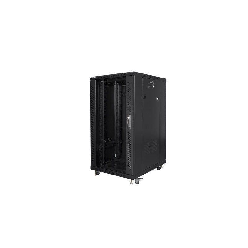 19" VOLNĚ STOJÍCÍ RACKOVÁ SKŘÍŇ 22U/600X800 (FLAT PACK) ČERNÁ  (FLAT PACK)