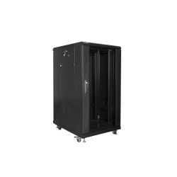 19" VOLNĚ STOJÍCÍ RACKOVÁ SKŘÍŇ 22U/600X800 (FLAT PACK) ČERNÁ  (FLAT PACK)