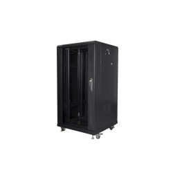 19" VOLNĚ STOJÍCÍ RACKOVÁ SKŘÍŇ 22U/600X600 (FLAT PACK) ČERNÁ  (FLAT PACK)
