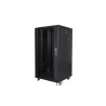 19" VOLNĚ STOJÍCÍ RACKOVÁ SKŘÍŇ 22U/600X600 (FLAT PACK) ČERNÁ  (FLAT PACK)