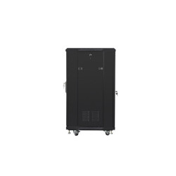 19" VOLNĚ STOJÍCÍ RACKOVÁ SKŘÍŇ 22U/600X600 (FLAT PACK) ČERNÁ  (FLAT PACK)