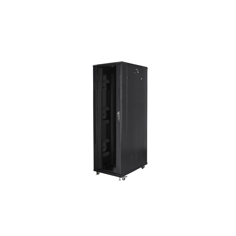19" VOLNĚ STOJÍCÍ RACKOVÁ SKŘÍŇ 42U/800X1200 (FLAT PACK) ČERNÁ  (FLAT PACK)