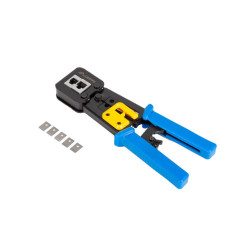 KRIMPOVACÍ NÁSTROJ RJ45 RJ11 RJ12 PRO PRŮCHOZÍ MODULÁRNÍ KONEKTOR