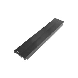 19" PLASTOVÝ RYCHLOMONTÁŽNÍ OHNIVZDORNÝ ZASLEPOVACÍ PANEL 2U ČERNÝ