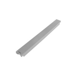 19" PLASTOVÝ RYCHLOMONTÁŽNÍ OHNIVZDORNÝ ZASLEPOVACÍ PANEL 1U ŠEDÝ