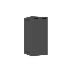 RACKOVÁ SKŘÍŇ 10" NÁSTĚNNÁ 12U/280X310 (FLAT PACK) S PROSKLENÝMI DVEŘMI ČERNÁ