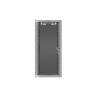 RACKOVÁ SKŘÍŇ 10" NÁSTĚNNÁ 12U/280X310 (FLAT PACK) S PROSKLENÝMI DVEŘMI ŠEDÁ