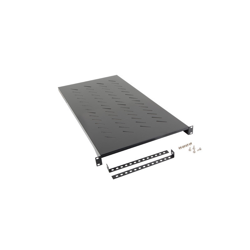 19" PEVNÁ POLICE 1200 MM ČERNÁ (1U/483X910 MM MAX. NOSNOST DO 25 KG, 4BODOVÁ MONTÁŽ) 19" PEVNÁ POLICE 1200 MM ČERNÁ (1U/483X910 MM MAX. NOSNOST DO 25 KG, 4BODOVÁ MONTÁŽ)