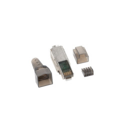 RJ45 CAT.6A FTP KONEKTOR 8P8C  BEZ POUŽITÍ NÁSTROJŮ