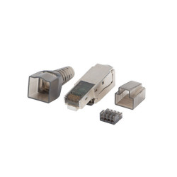 RJ45 CAT.6A FTP KONEKTOR 8P8C  BEZ POUŽITÍ NÁSTROJŮ