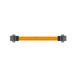 RJ45 ŘADOVÁ SPOJKA TENKÝ KABEL S OKÉNKEM 17CM