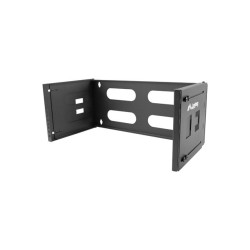 SKLÁDACÍ DRŽÁK PRO MONTÁŽ NA STĚNU 19" 4U 497X400/240 ČERNÝ