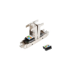 2X RJ45 CAT6 FTP KONEKTOR 8P8C BEZNÁSTROJOVÝ ADAPTÉR